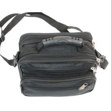 Сумка-барсетка мужская Wallaby компактная 23х17 см Черная