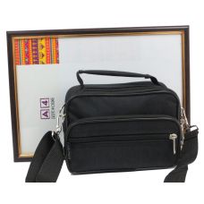 Мужская сумка-барсетка из нейлона Wallaby 2663 черная