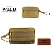 Сумка-борсетка кожаная ALWAYS WILD 9679-S1-2-R Коричневый