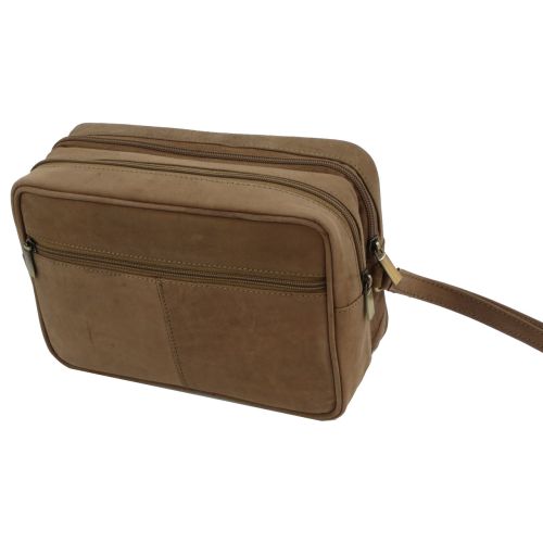 Сумка-борсетка кожаная ALWAYS WILD 9679-S1-2-R Коричневый