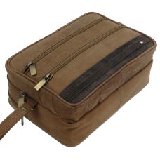 Сумка-борсетка кожаная ALWAYS WILD 9679-S1-2-R Коричневый