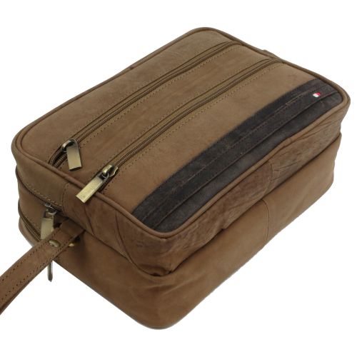 Сумка-борсетка кожаная ALWAYS WILD 9679-S1-2-R Коричневый