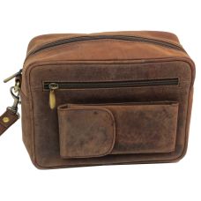 Сумка-борсетка кожаная ALWAYS WILD SR01CH Коричневый