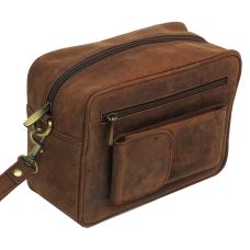 Сумка-борсетка кожаная ALWAYS WILD SR01CH Коричневый