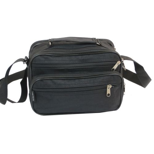 Мужская сумка-барстека из нейлона Wallaby 2123 Черная