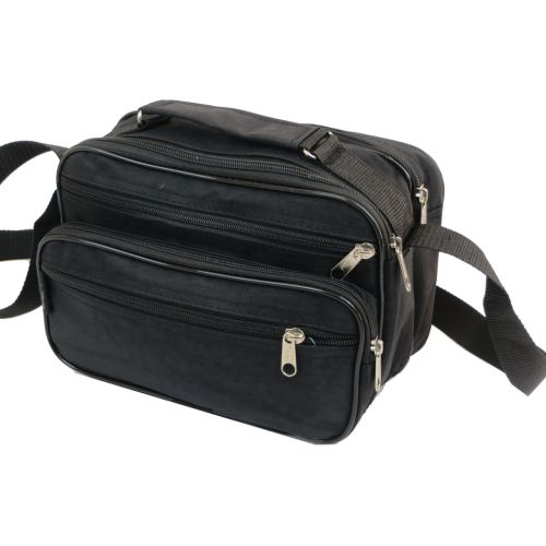 Мужская сумка-барстека из нейлона Wallaby 2123 Черная