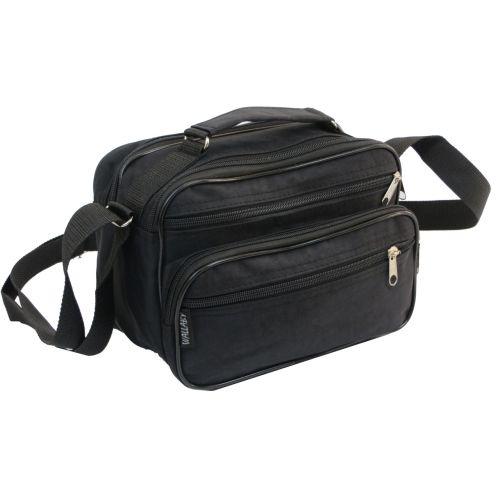Мужская сумка-барстека из нейлона Wallaby 2123 Черная