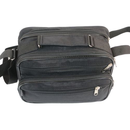 Мужская сумка-барстека из нейлона Wallaby 2123 Черная