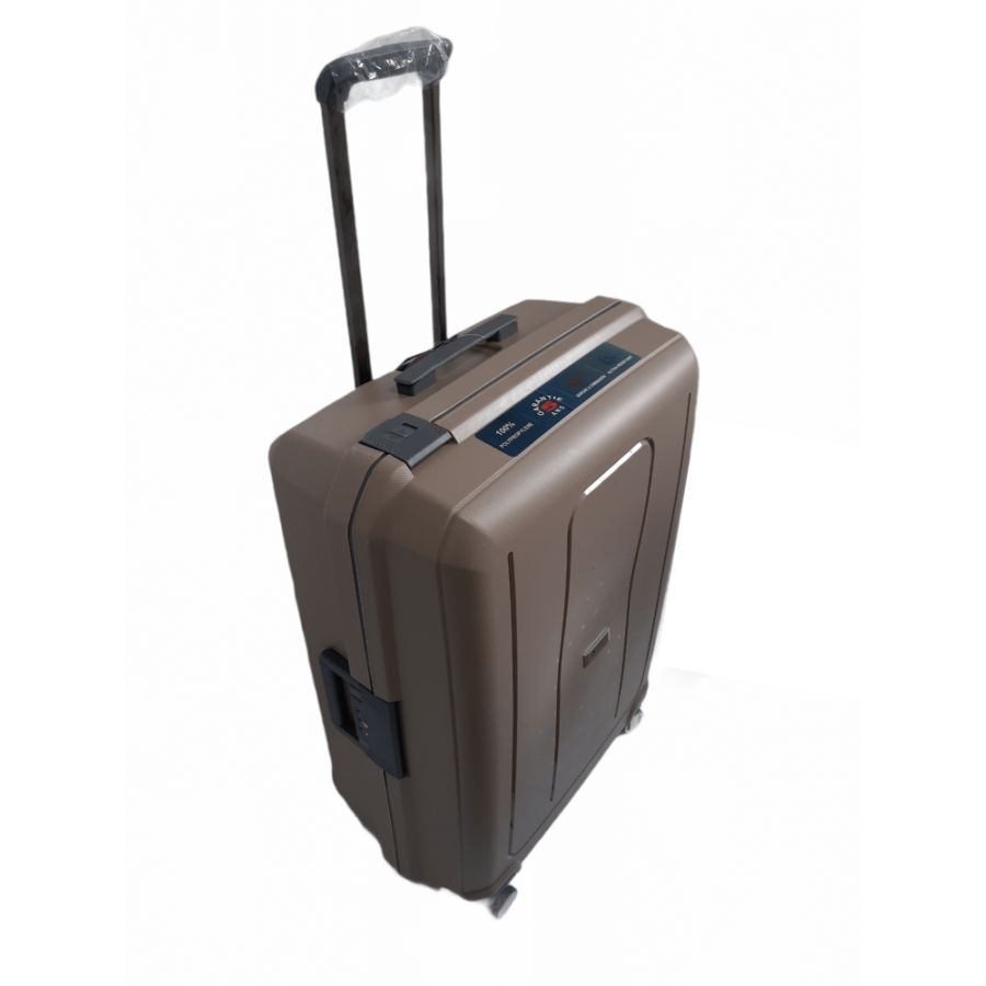 Чемодан из полипропилена Гигант (XL) Airtex 226 108л 75x54x31см Коричневый (Brown)