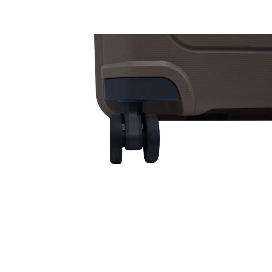 Чемодан из полипропилена Гигант (XL) Airtex 226 108л 75x54x31см Коричневый (Brown)