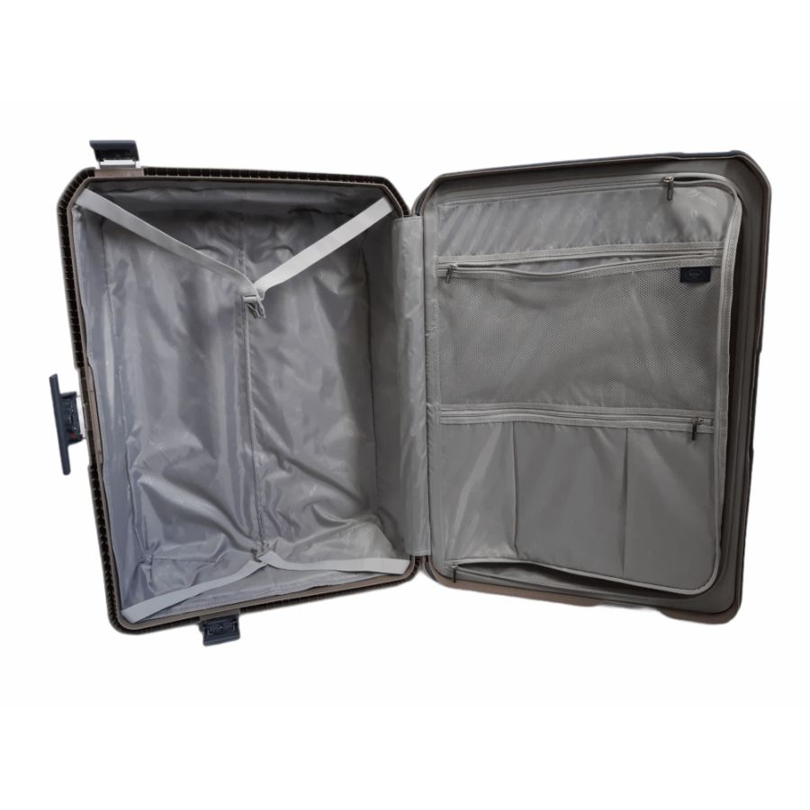 Чемодан из полипропилена Гигант (XL) Airtex 226 108л 75x54x31см Коричневый (Brown)