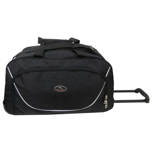 Сумка дорожная на колесах 57л Wallaby 10428-2 черная