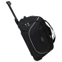 Сумка дорожная на колесах 57л Wallaby 10428-2 черная