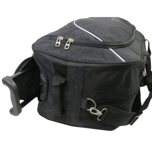 Сумка дорожная на колесах 57л Wallaby 10428-2 черная