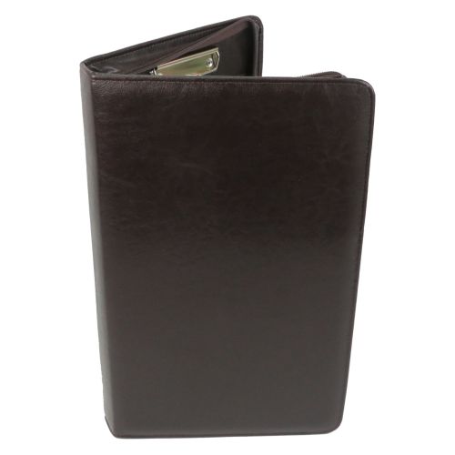 Большая мужская папка из эко кожи JPB коричневая