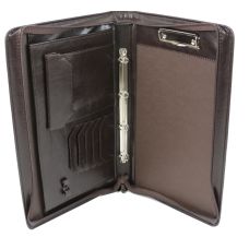 Большая мужская папка из эко кожи JPB коричневая