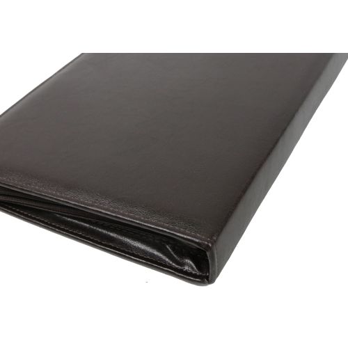 Большая мужская папка из эко кожи JPB коричневая