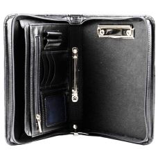 Деловая папка формата А5 из эко кожи Amo Ssbw08 Черная