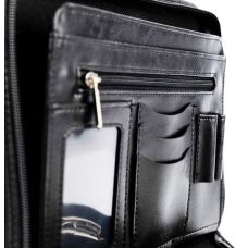 Деловая папка формата А5 из эко кожи Amo Ssbw08 Черная