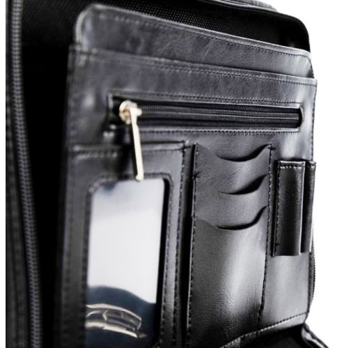 Деловая папка формата А5 из эко кожи Amo Ssbw08 Черная