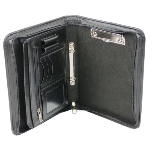 Деловая папка формата А5 из эко кожи Amo Ssbw08 Черная