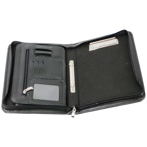 Деловая папка формата А5 из эко кожи Amo Ssbw08 Черная