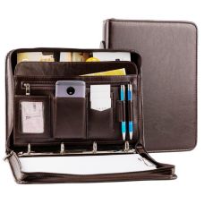Деловая папка из эко кожи AMO SSBW01 Коричневая 