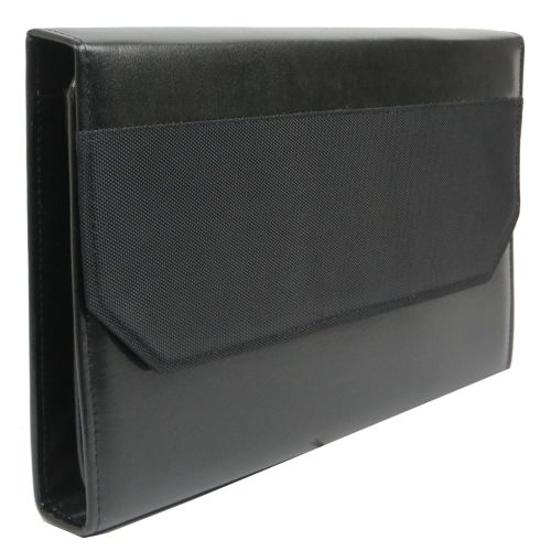 Деловая папка из эко кожи JPB AK-09N черная