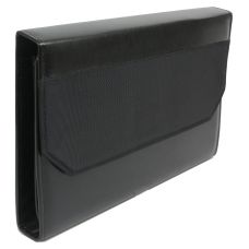 Деловая папка из эко кожи JPB AK-09N черная