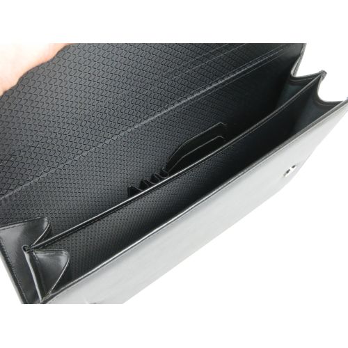 Деловая папка из эко кожи JPB AK-09N черная