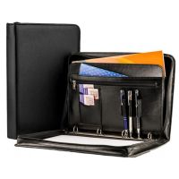 Деловая папка из искусственной кожи AMO SSBW05 Черная