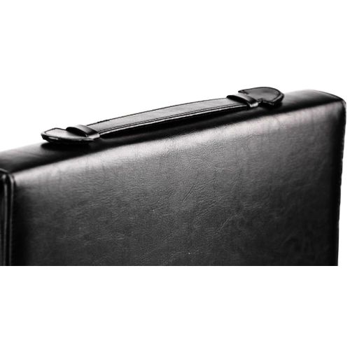 Деловая папка с калькулятором из эко кожи AMO SSBW04 Черная