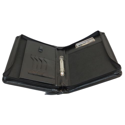 Папка деловая из эко кожи формата А5 JPB AK-06 Черная