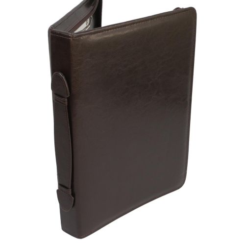 Папка деловая с ручкой из эко кожи JPB AK-12 Коричневая