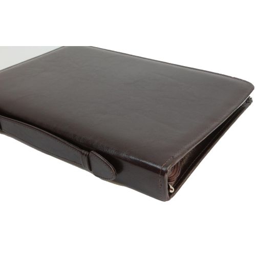 Папка деловая с ручкой из эко кожи JPB AK-12 Коричневая