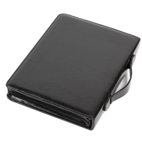 Папка деловая с ручкой из эко кожи JPB Польша AK-10 чёрная