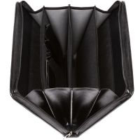 Папка деловая с ручкой из эко кожи JPB Польша AK-10 чёрная