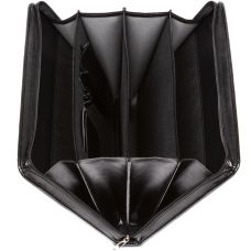 Папка деловая с ручкой из эко кожи JPB Польша AK-10 чёрная