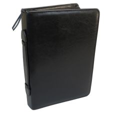 Папка деловая с ручкой из эко кожи JPB Польша AK-10 чёрная