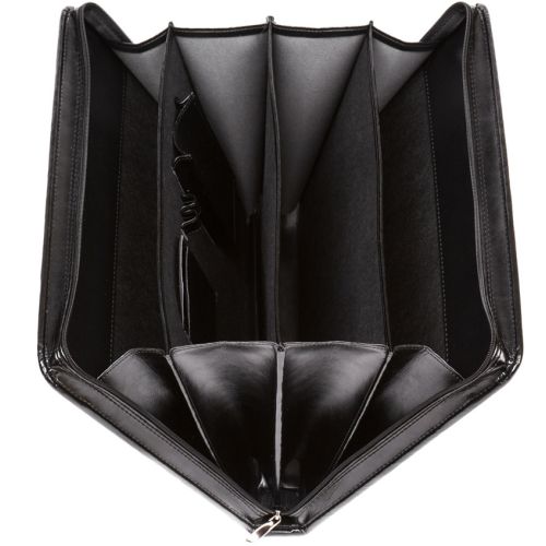 Папка деловая с ручкой из эко кожи JPB Польша AK-10 чёрная