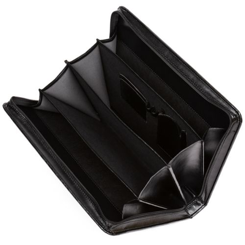 Папка деловая с ручкой из эко кожи JPB Польша AK-10 чёрная