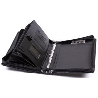 Папка деловая с ручкой из кожзаменителя JPB Польша AK-07N чёрная