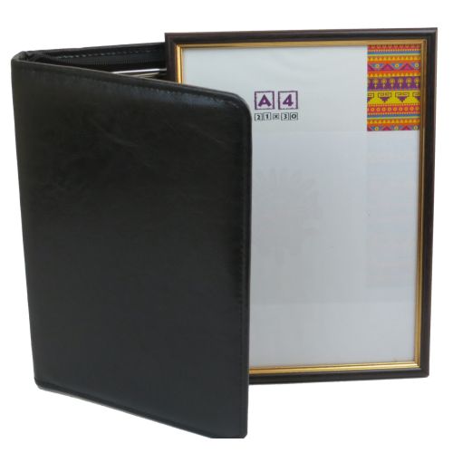 Папка формата А5 из кожзама JPB AK-05-55123 Черная