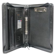 Папка формата А5 из кожзама, JPB Польша AK-22-5777 черная