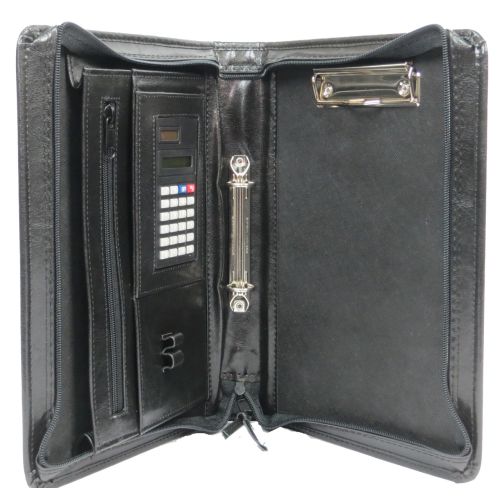 Папка формата А5 из кожзама, JPB Польша AK-22-5777 черная