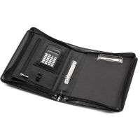 Папка формата А5 из кожзама, JPB Польша AK-22-5777 черная