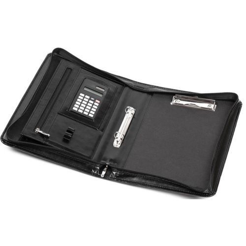 Папка формата А5 из кожзама, JPB Польша AK-22-5777 черная