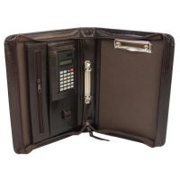 Папка формата А5 JPB Польша AK-22 brown из кожзама