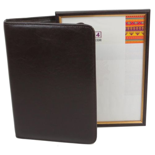 Папка формата А5 JPB Польша AK-22 brown из кожзама