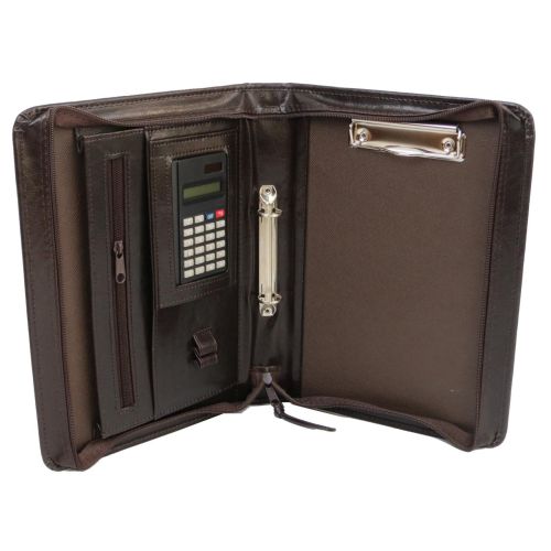 Папка формата А5 JPB Польша AK-22 brown из кожзама